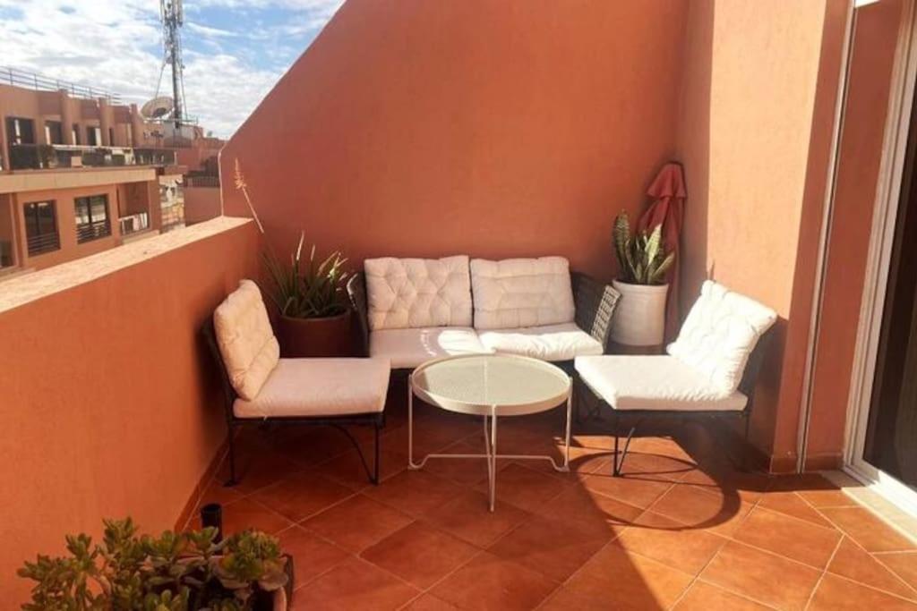 Apartmán Sunny Terrace & Comfy Beds In Marrakech Marakéš Exteriér fotografie